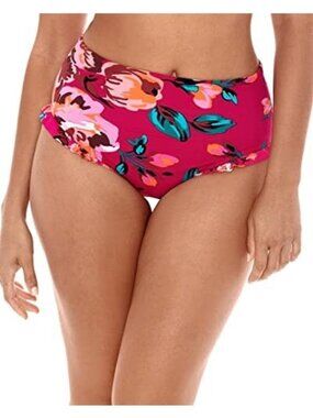 Skinny Dippers Women Daisy Duke Ruffle Leg Swimwear Bikini Bottom Size XL $60